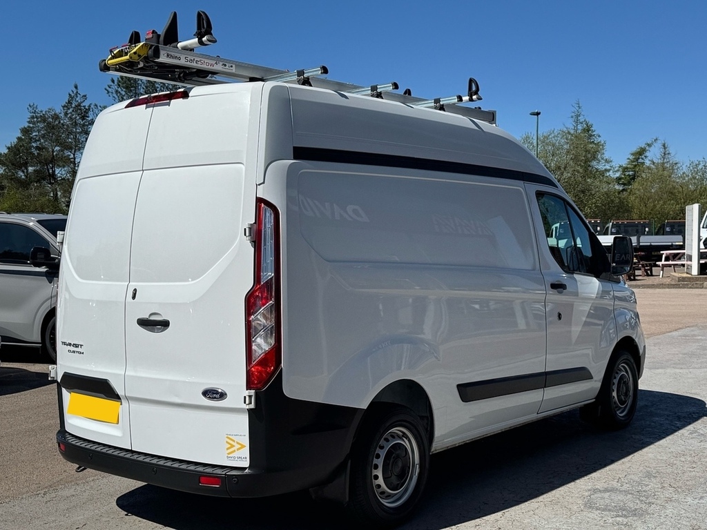 Ford Transit Custom 300 Ecoblue Leader 130Ps High Roof With Deadlocks, WN71MRO White #2