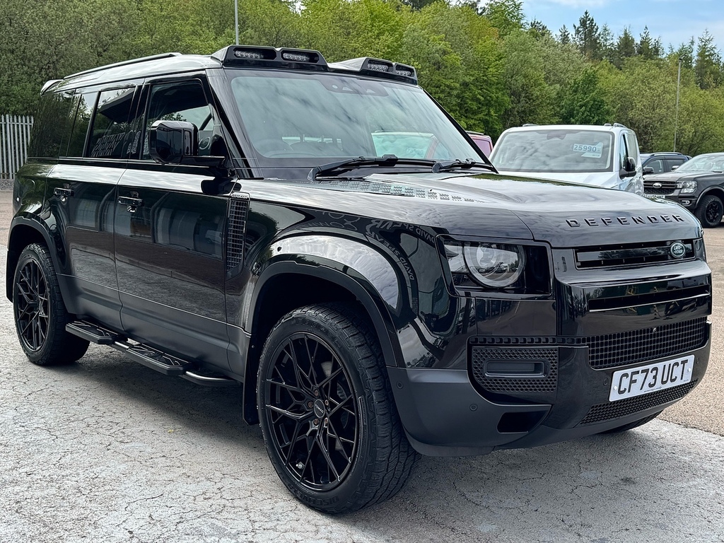 Land Rover Defender 110 D250 Mhev Se 4Wd With Rear Seat Conversion, 22 Al CF73UCT Black #3