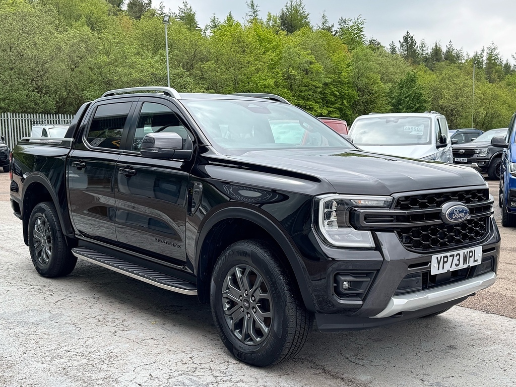 Ford Ranger Wildtrak 205Ps 4Wd With Adaptive Cruise, Heated Sc YP73WPL Black #3