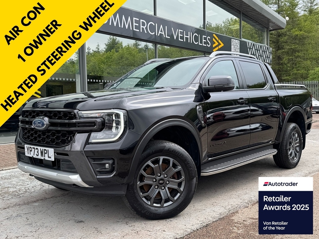 Ford Ranger Wildtrak 205Ps 4Wd With Adaptive Cruise, Heated Sc Black