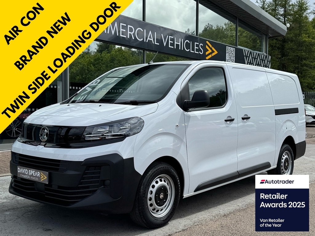 Vauxhall Vivaro Prime XL 120Ps L2 Lwb With Air Con, Cruise Control White
