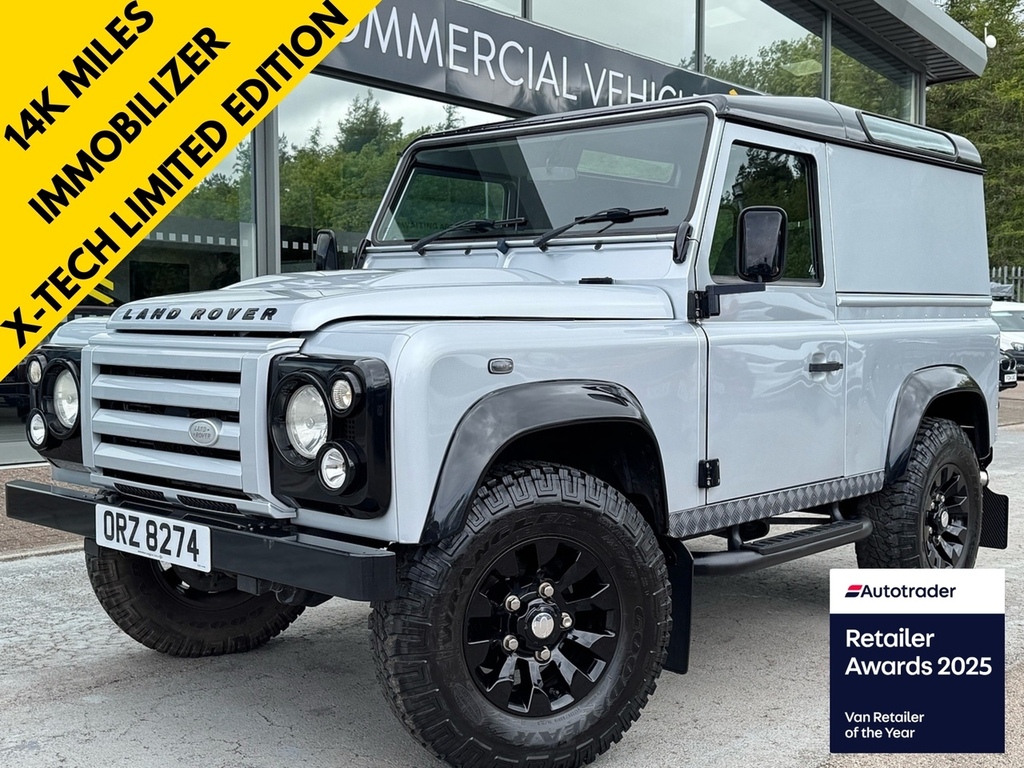 Land Rover Defender 90 Tdci Xtech Limited Edition 122Ps With Only 14K Mil Silver