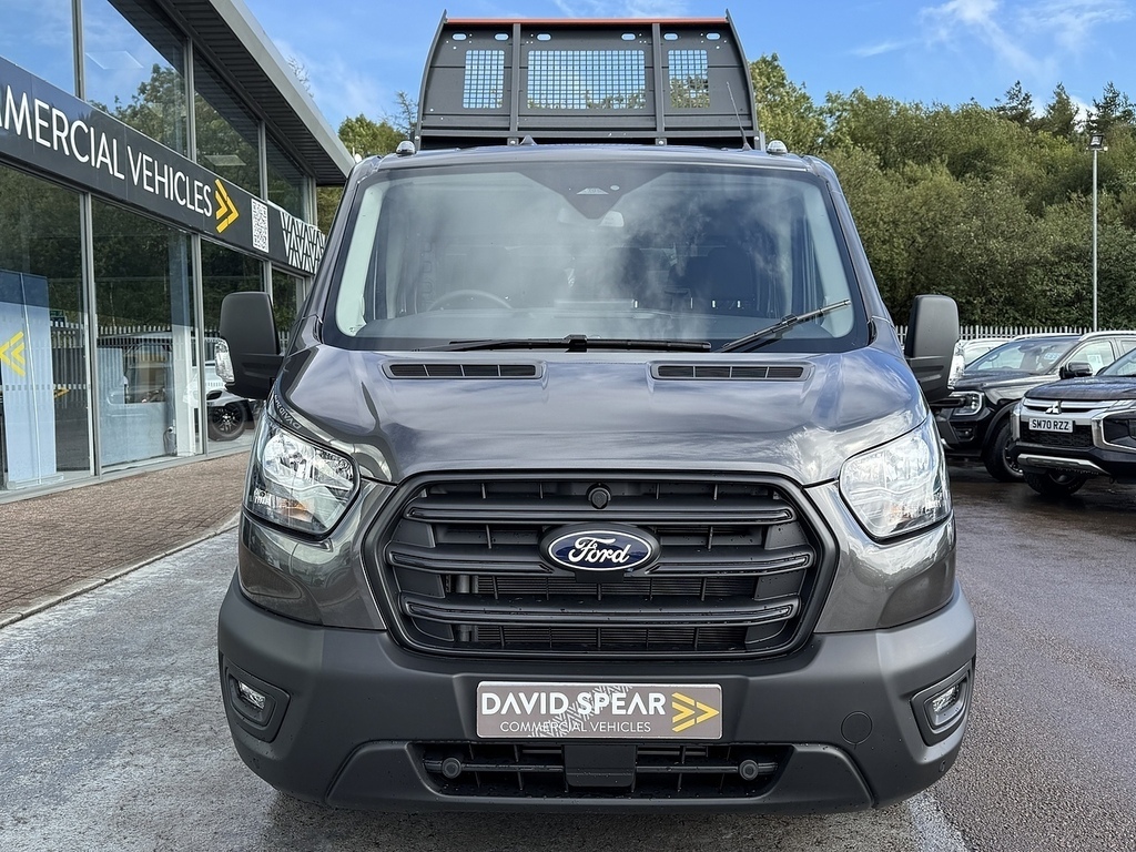 Ford Transit Custom Tdci 165Ps 350 7 Seat Double Cab 1-Way Tipper Drw Grey #2