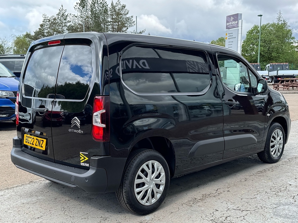 Citroen Berlingo Hdi 100Ps1000 Enterprise M Pro With Air Con, Cruis BG22ZNZ Black #2
