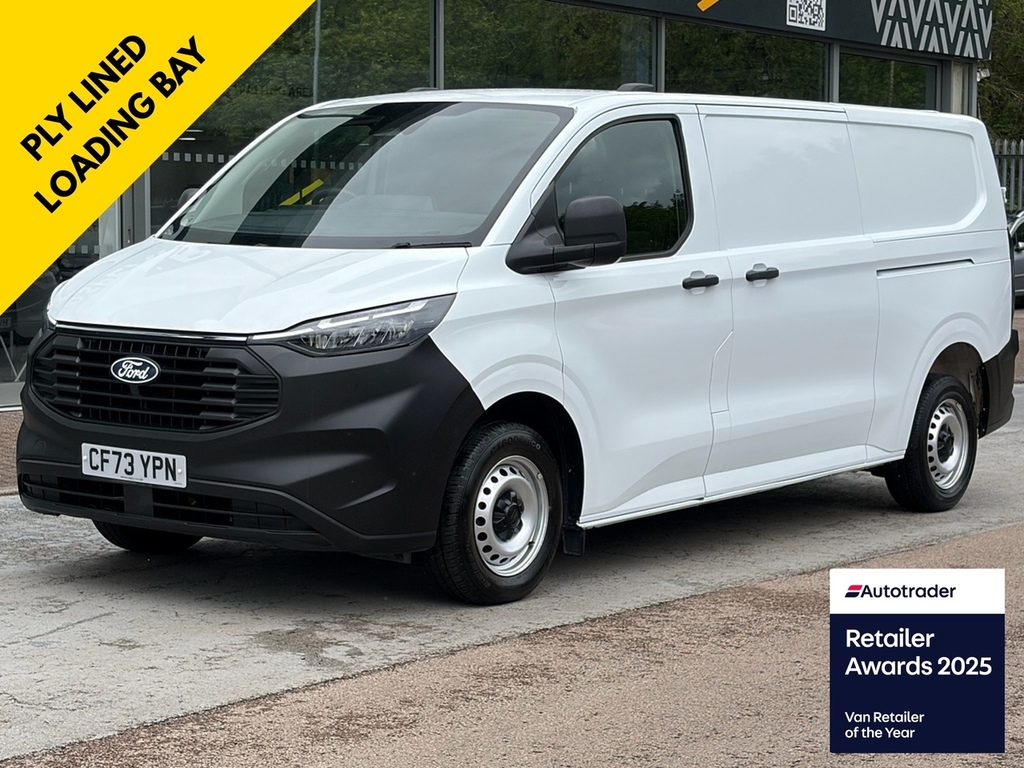 Ford Transit Custom 300 110Ps Leader L2 Lwb With Sat Nav Car Play Ai White