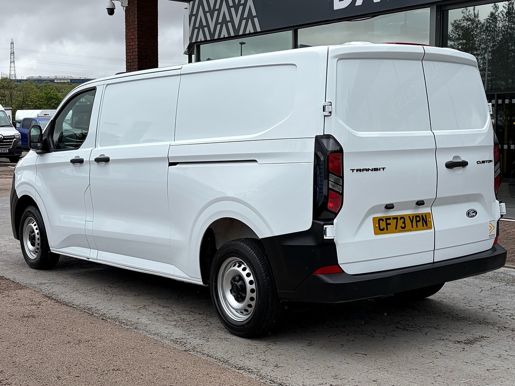 Ford Transit Custom 300 110Ps Leader L2 Lwb With Sat Nav Car Play Ai CF73YPN White #3