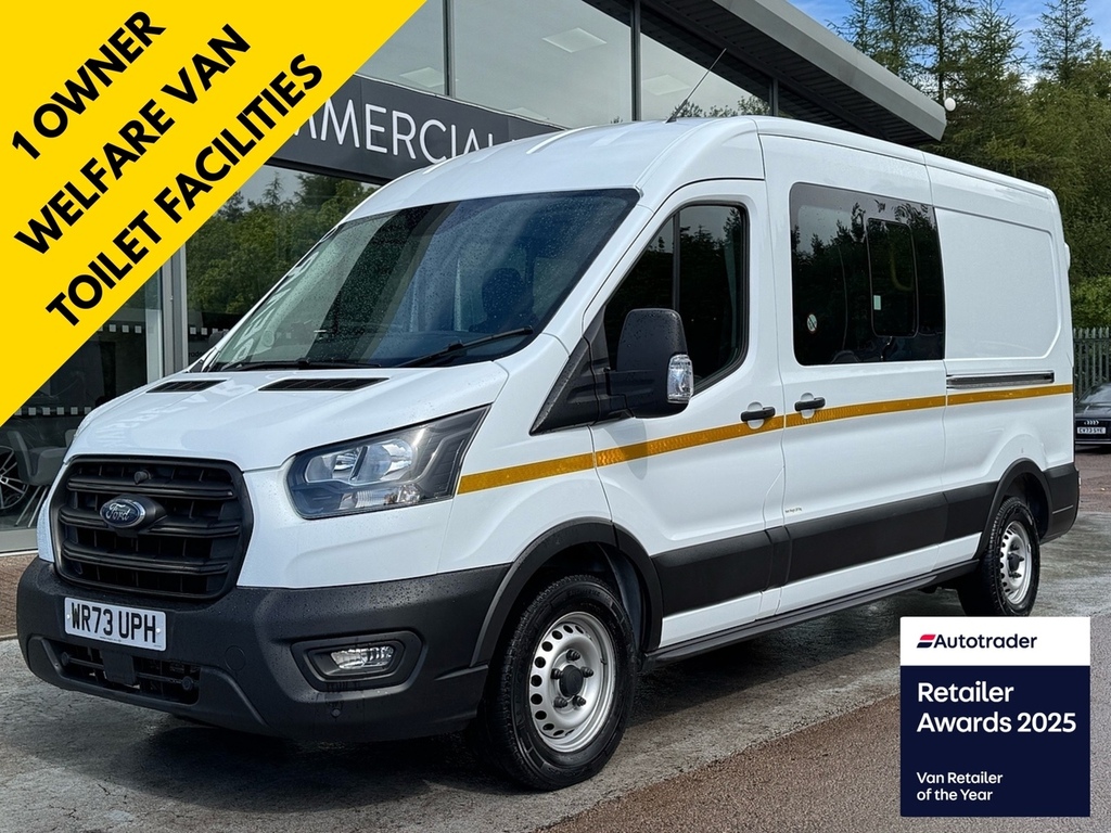 Ford Transit Custom 350 Leader 130Ps L3h2 Welfare Van With Toilet Faci White