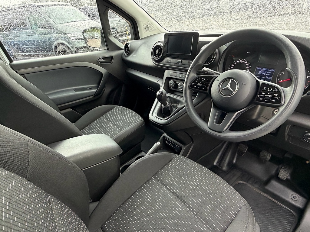 Mercedes-Benz CITAN 110 Cdi 95Ps Progressive With Air Con Reversing Ca KS23WHJ White #2