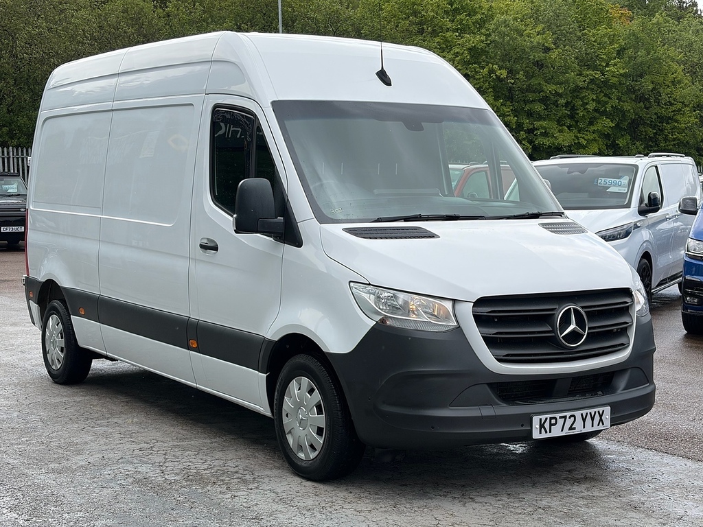 Mercedes-Benz Sprinter 315 Cdi 150Ps Premium L2 H2 Mwb Euro 6 With Air Co KP72YYX White #5