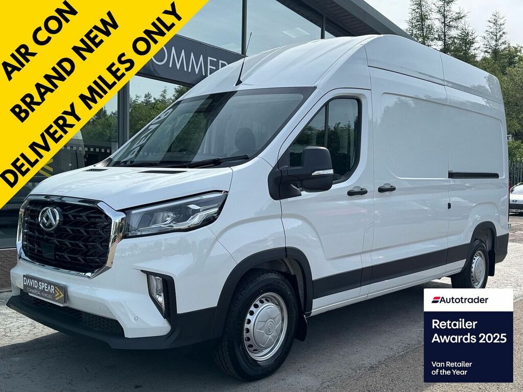 Maxus Deliver 9 2.0 Base 150Ps L3h3 Lwb Panel Van Facelift Model W White