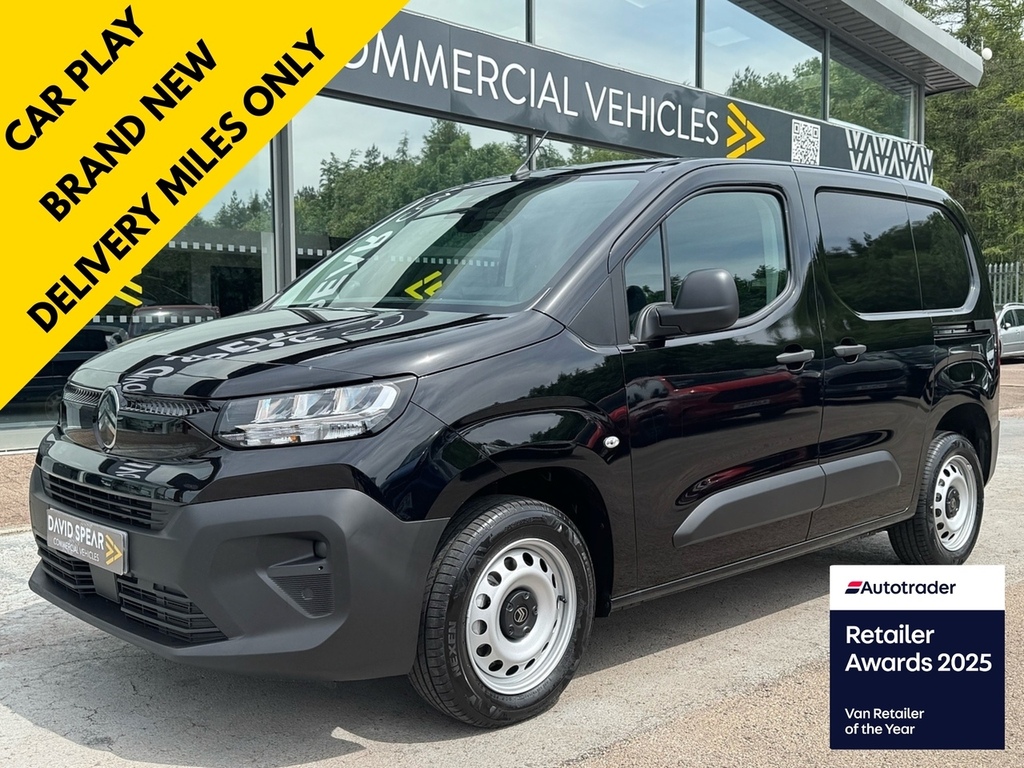 Citroen Berlingo Hdi 100Ps 1000 Enterprise Plus With Air Con, Cruis Black
