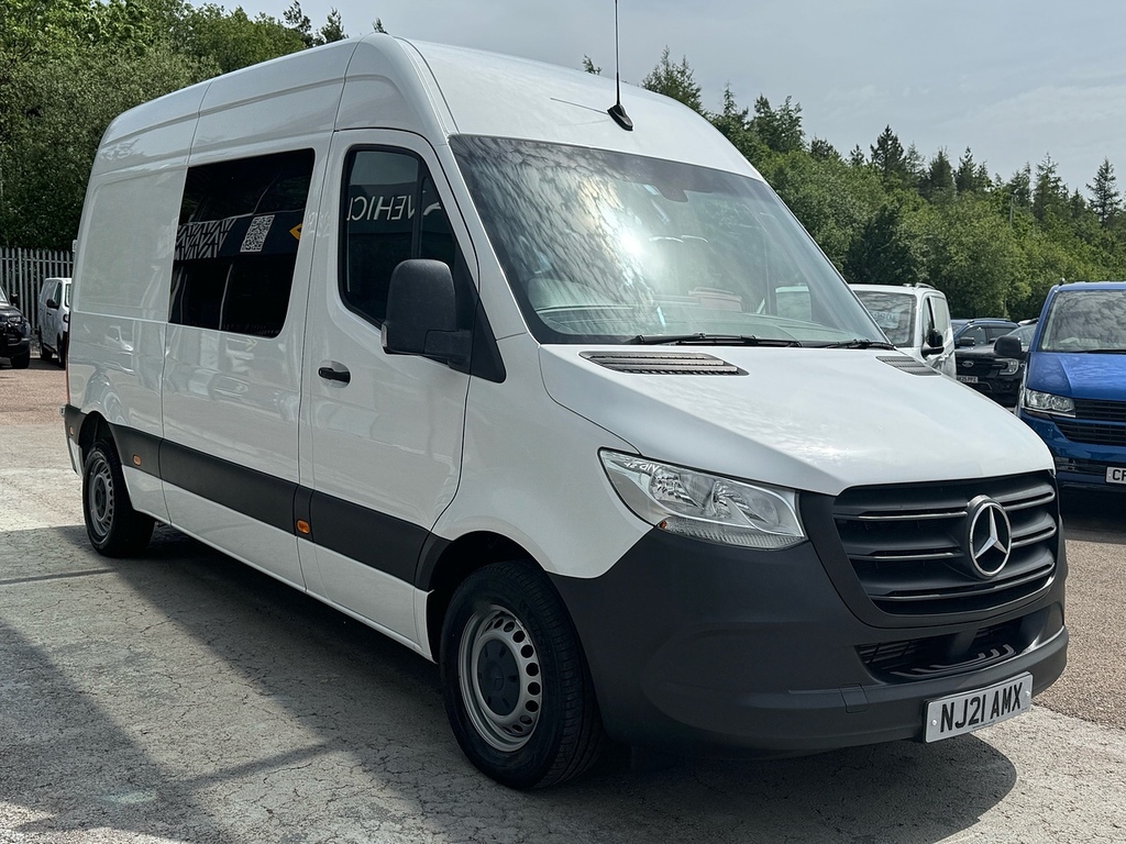 Mercedes-Benz Sprinter 314 Cdi Progressive 143Ps L2 H2 Lwb High Roof Welf White #3
