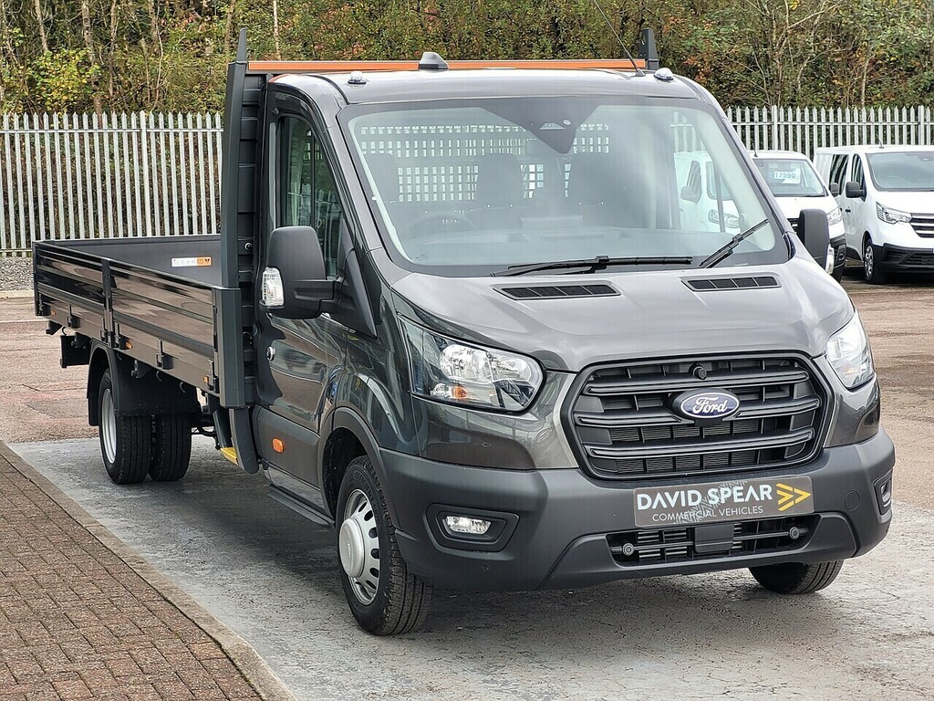 Ford Transit Custom Tdci 165Ps 350Drw L5 Xlwb 17Ft Dropside With Upgr Grey #2