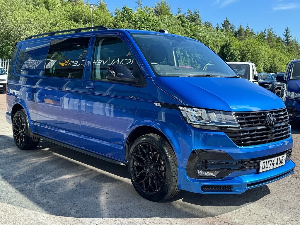 Volkswagen Transporter T32 Highline 150Ps Kombi 5 Seats Dsg With Dscv Exc DU74AUE Blue #3