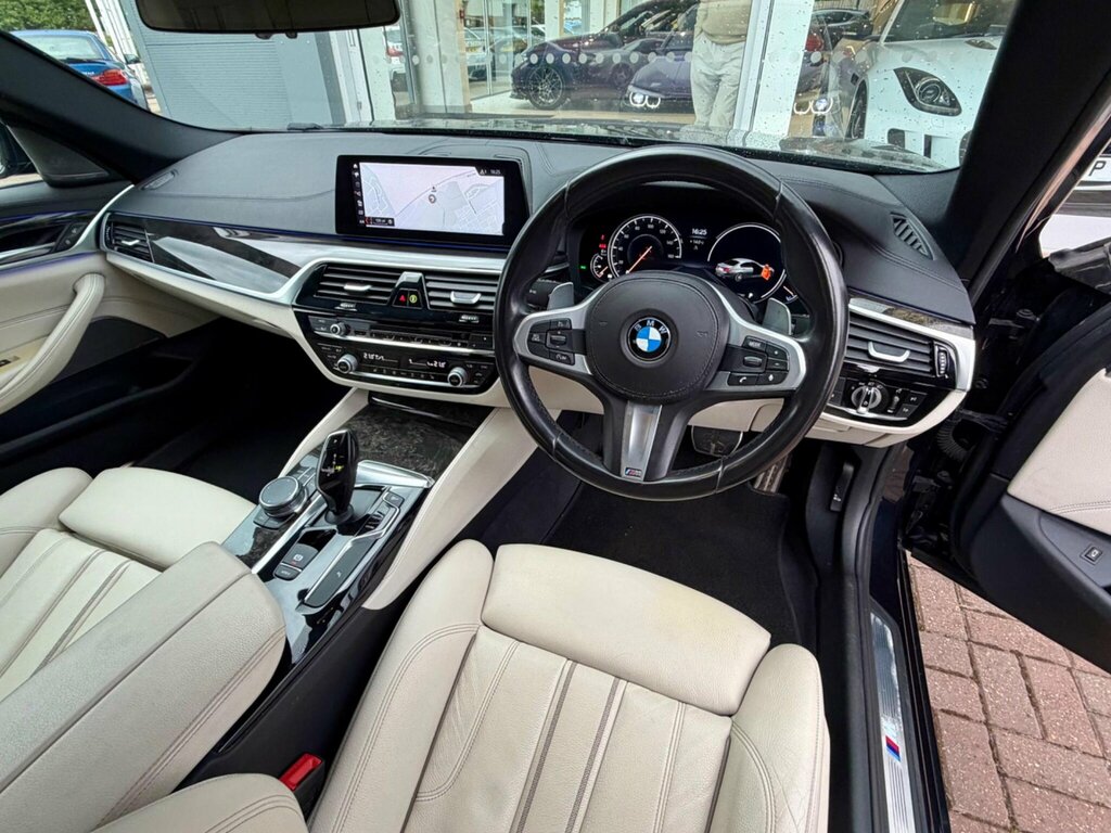 BMW 5 Series 2.0 520D M Sport Xdrive Euro 6 Ss BG18PFE Black #3