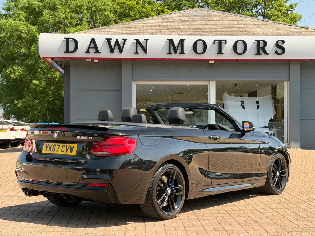 BMW 2 Series 2.0 225D M Sport Euro 6 Ss YK67CVW Black #2