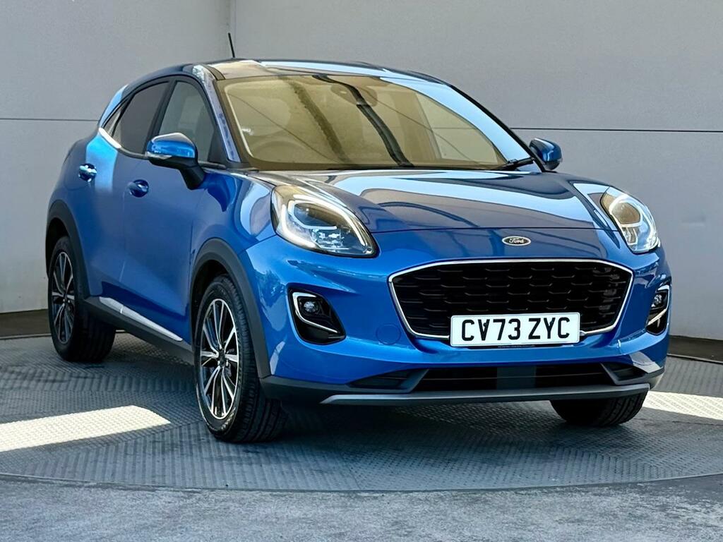 Ford Puma 1.0T Ecoboost Mhev Titanium Suv Hybrid CV73ZYC Blue #2