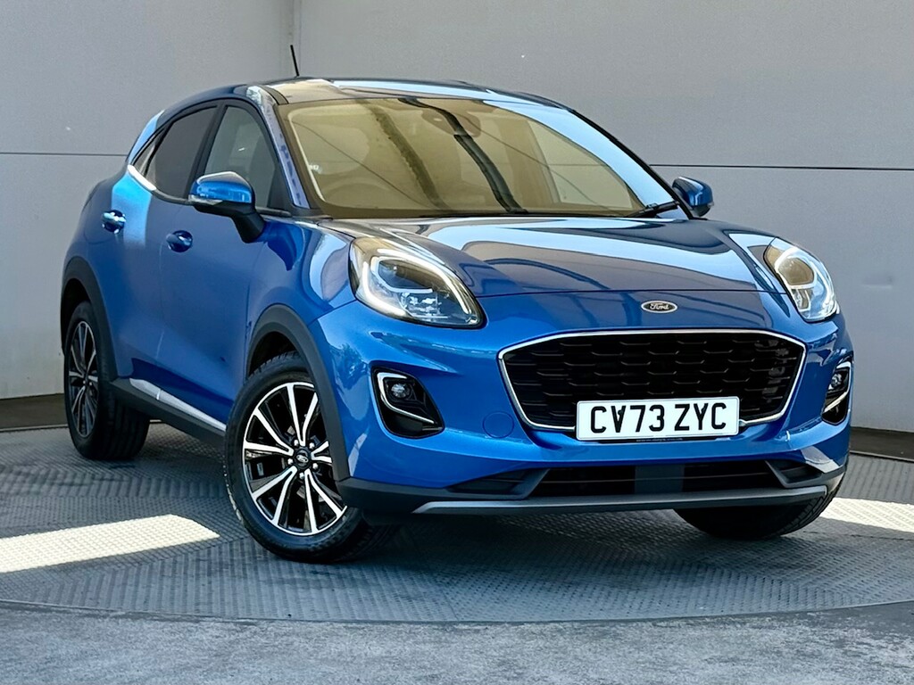 Ford Puma 1.0T Ecoboost Mhev Titanium Suv Hybrid Blue