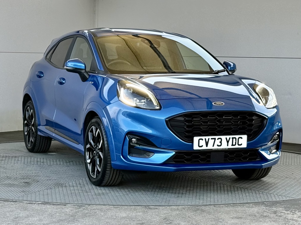 Ford Puma 1.0T Ecoboost Mhev St-line X Suv Hybrid CV73YDC Blue #2