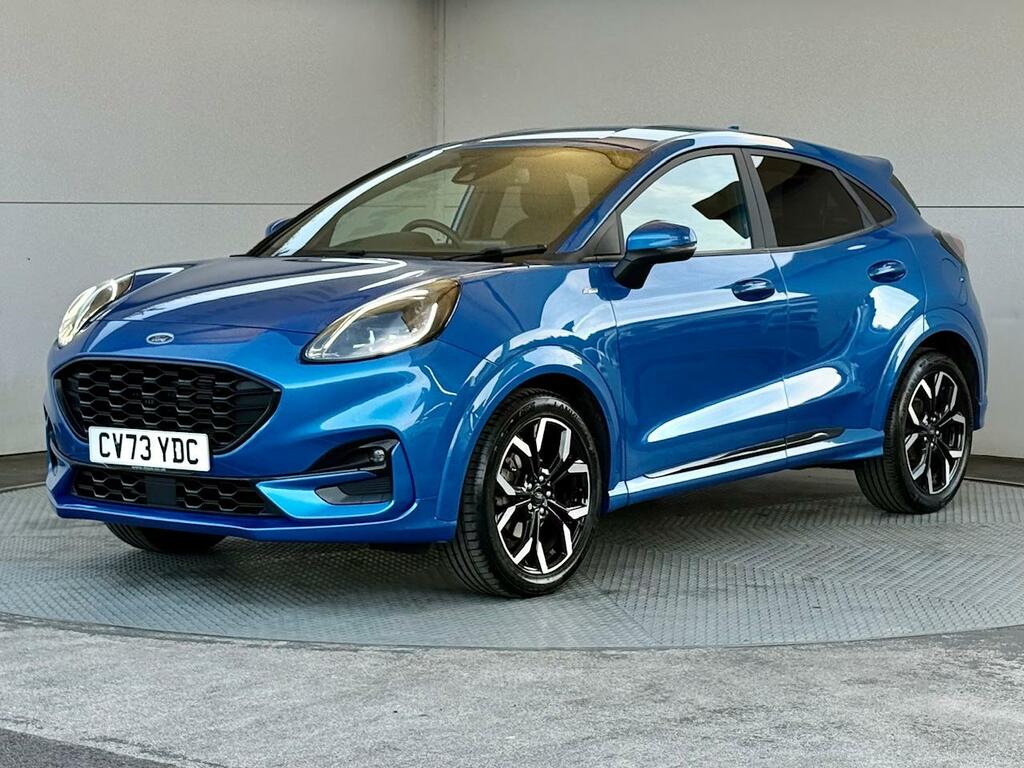 Ford Puma 1.0T Ecoboost Mhev St-line X Suv Hybrid CV73YDC Blue #4