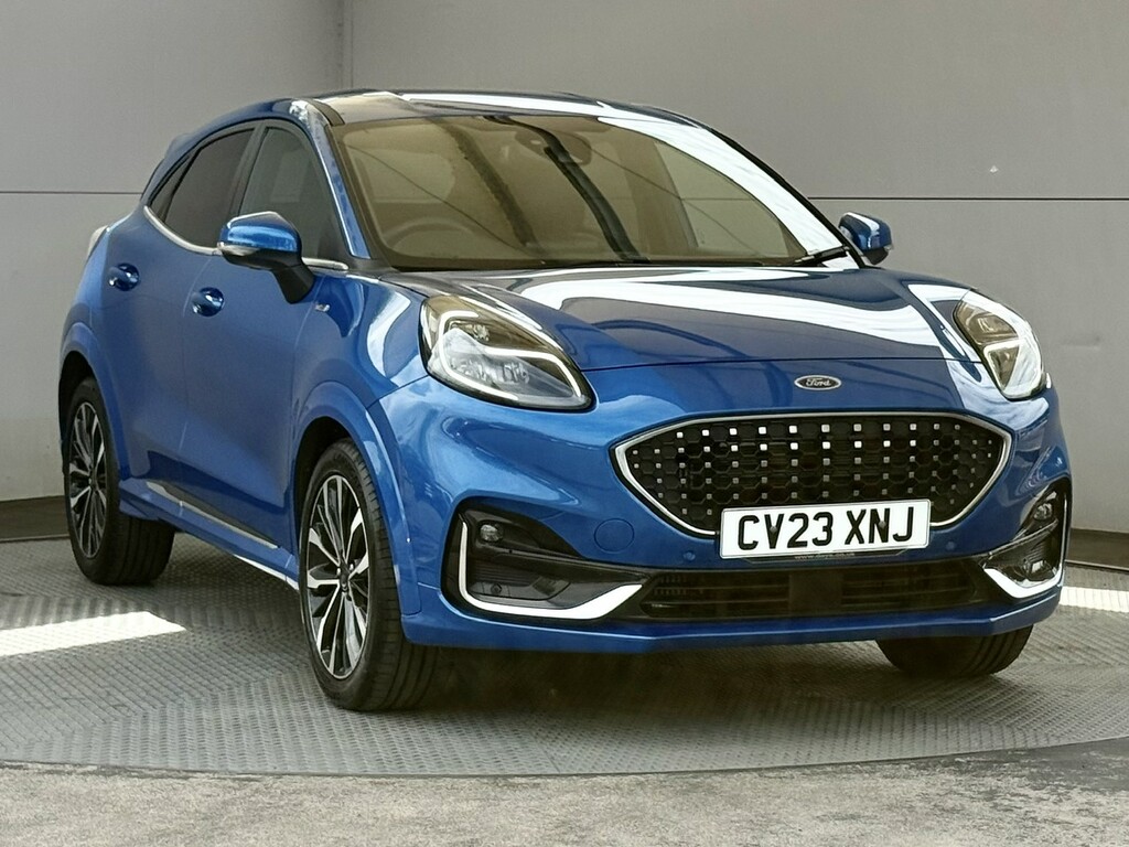 Ford Puma 1.0T Ecoboost Mhev St-line Vignale Suv CV23XNJ Blue #2