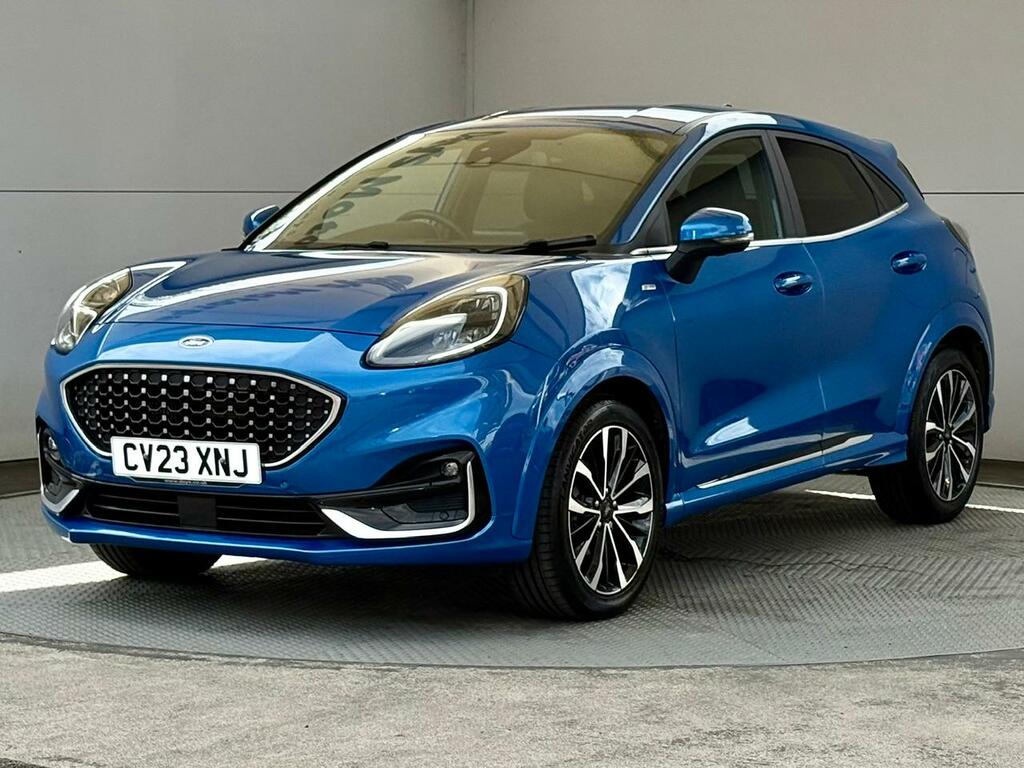 Ford Puma 1.0T Ecoboost Mhev St-line Vignale Suv CV23XNJ Blue #4