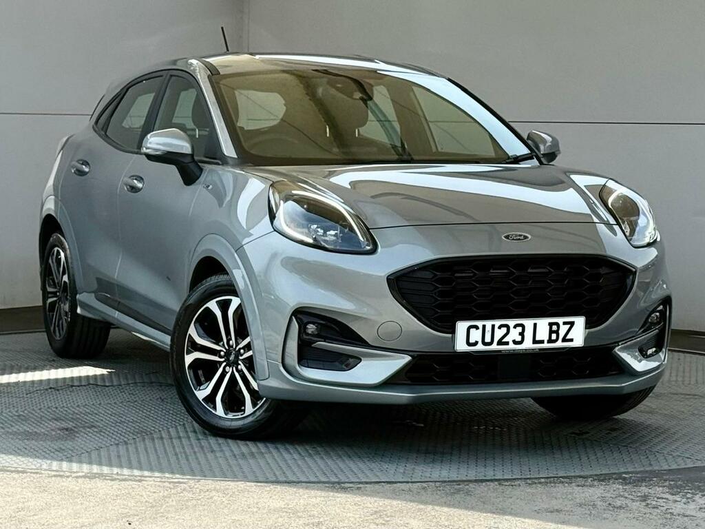 Ford Puma 1.0T Ecoboost Mhev St-line Suv Hybrid M CU23LBZ Silver