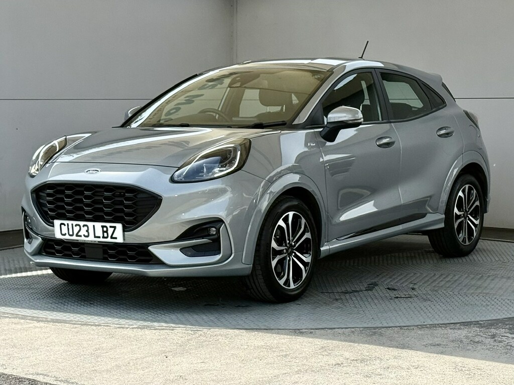 Ford Puma 1.0T Ecoboost Mhev St-line Suv Hybrid M CU23LBZ Silver #3
