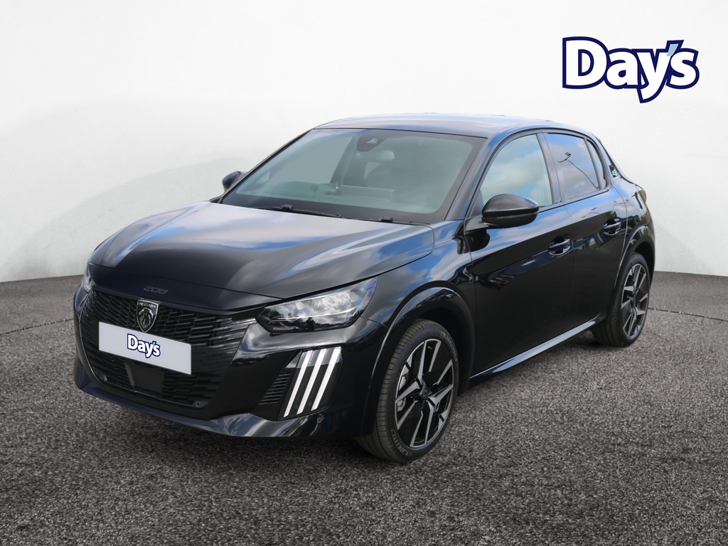 Peugeot e-208 50Kwh Gt Hatchback 7.4Kw Charge Black #3