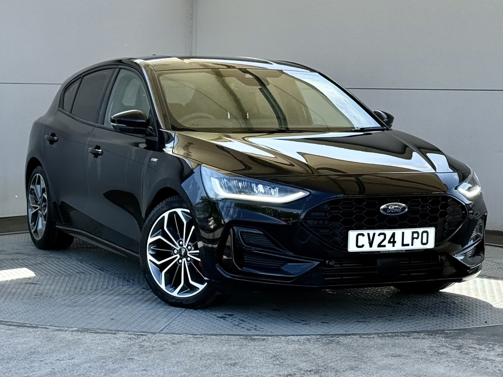 Ford Focus 1.0T Ecoboost St-line X Hatchback Hybrid Ma Black