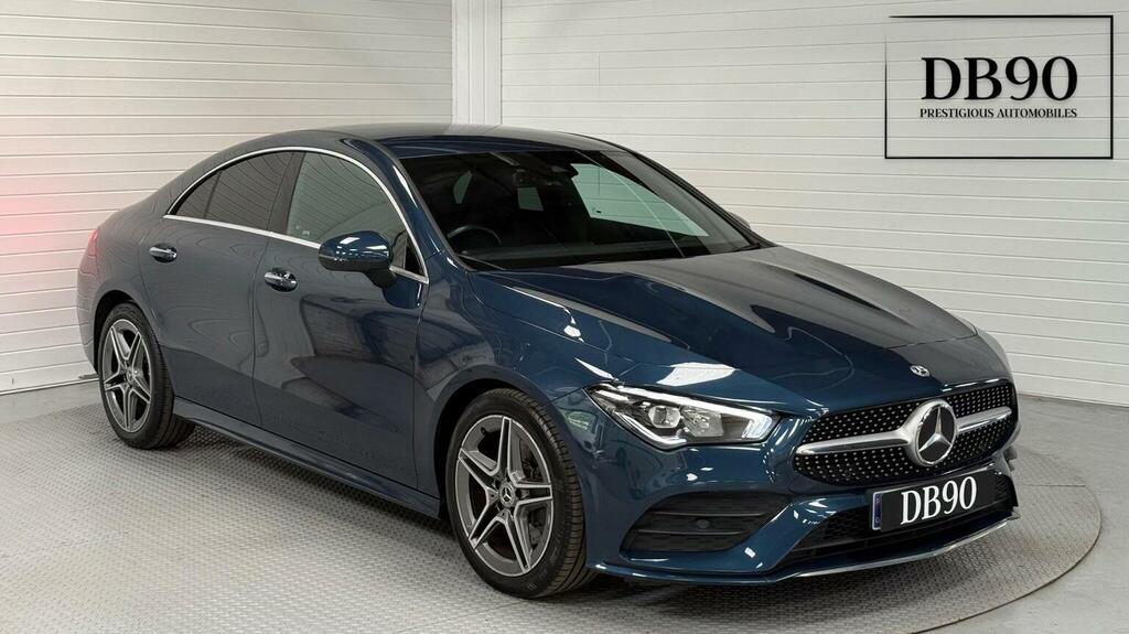 Mercedes-Benz CLA Class Saloon 1.3 Cla200 Amg Line Premium 2 Coupe 7G-dc Blue