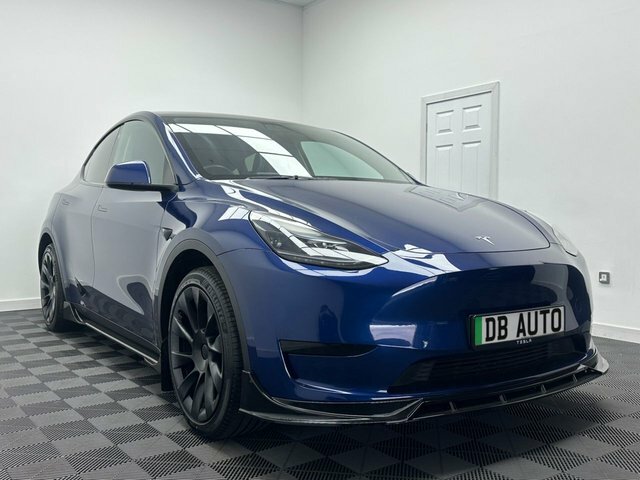 Tesla Model Y 5dr Electric Auto Rwd BJ23OJO Blue #4