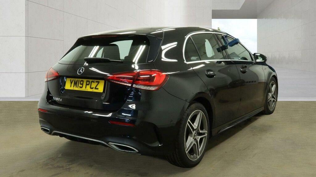 Mercedes-Benz A Class 1.5 A180d Amg Line Executive 7G-dct Euro 6 Ss YM19PCZ Black #4
