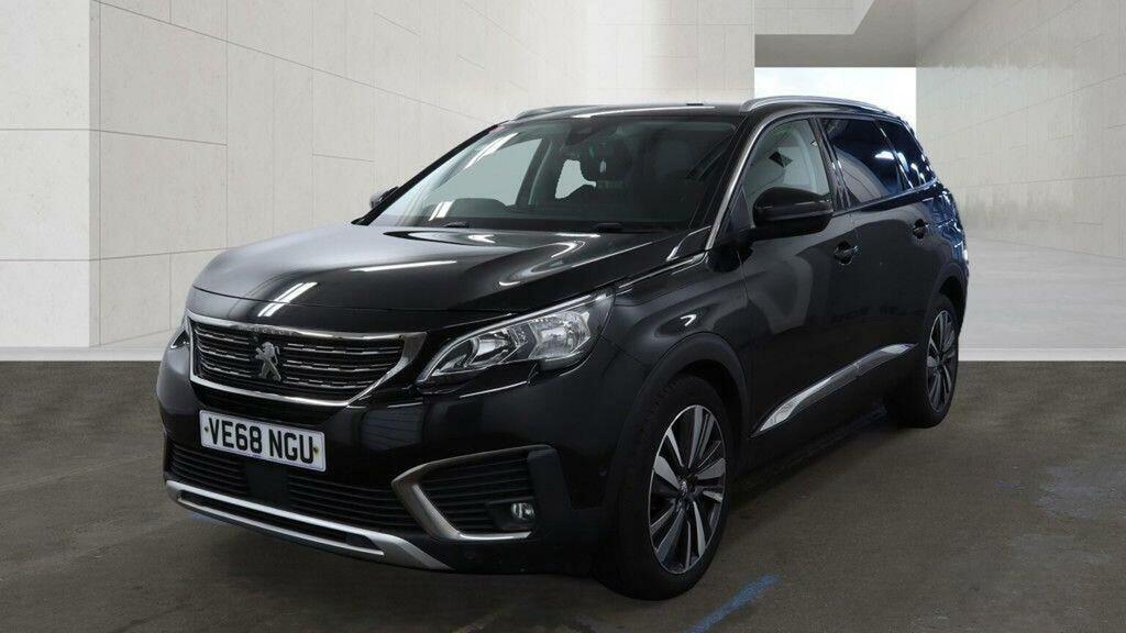 Peugeot 5008 1.5 Bluehdi Allure Eat Euro 6 Ss VE68NGU Black #4
