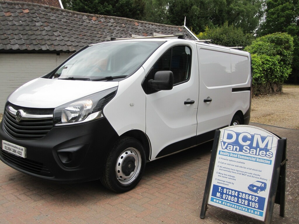 Vauxhall Vivaro 1.6 Cdti 2900 2018 FJ18YSF White #3