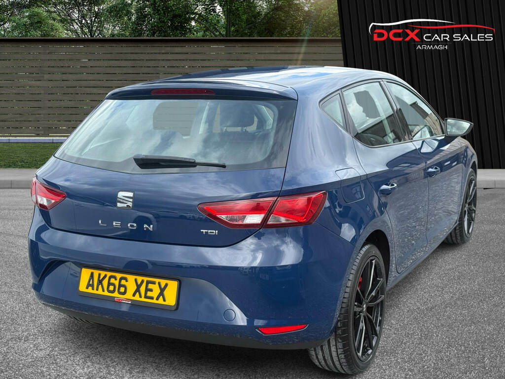 Seat Leon 1.6 Tdi 110 S AK66XEX Blue #5