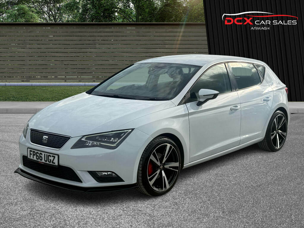 Seat Leon 1.6 Tdi Ecomotive Se Technology Pack FP66UGZ White #5