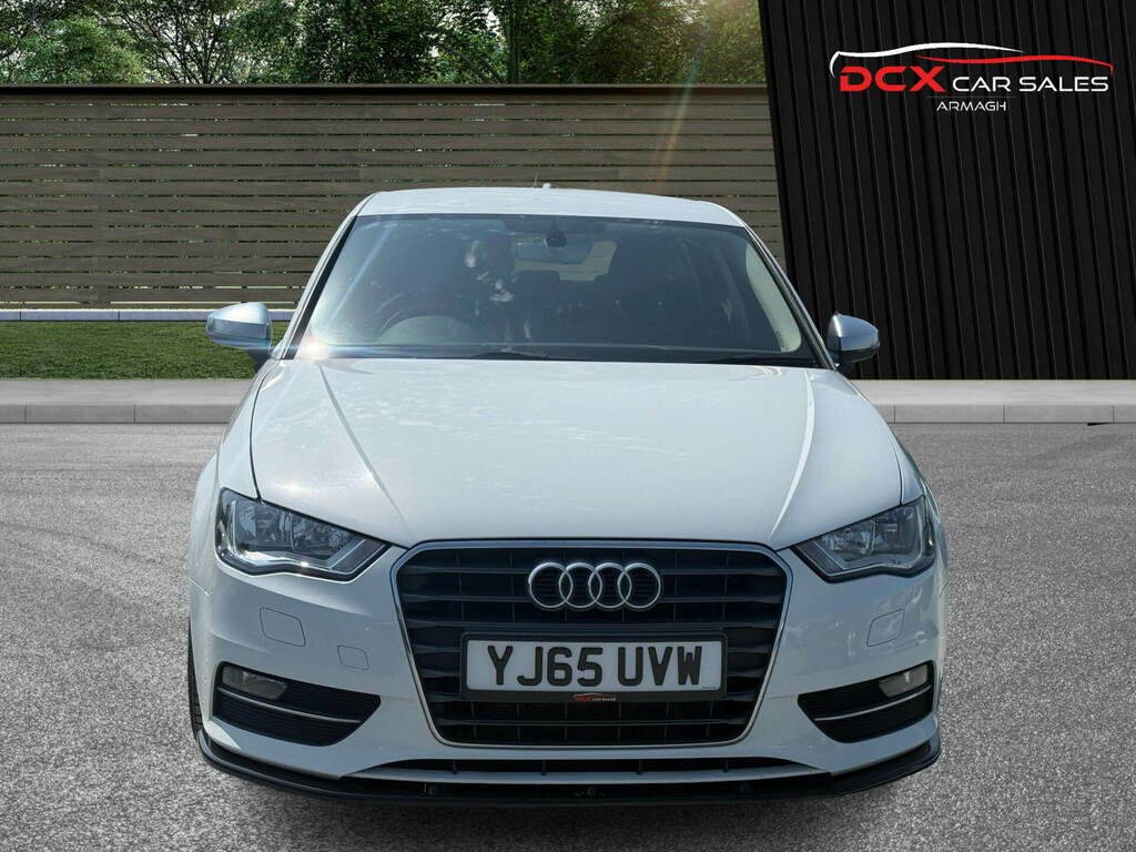Audi A3 1.6 Tdi 110 Sport YJ65UVW White #4