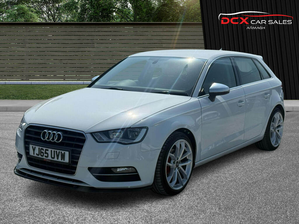 Audi A3 1.6 Tdi 110 Sport YJ65UVW White #5
