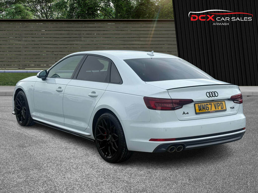 Audi A4 2.0 Tdi Ultra 190 S Line S Tronic WM67VPD White #4