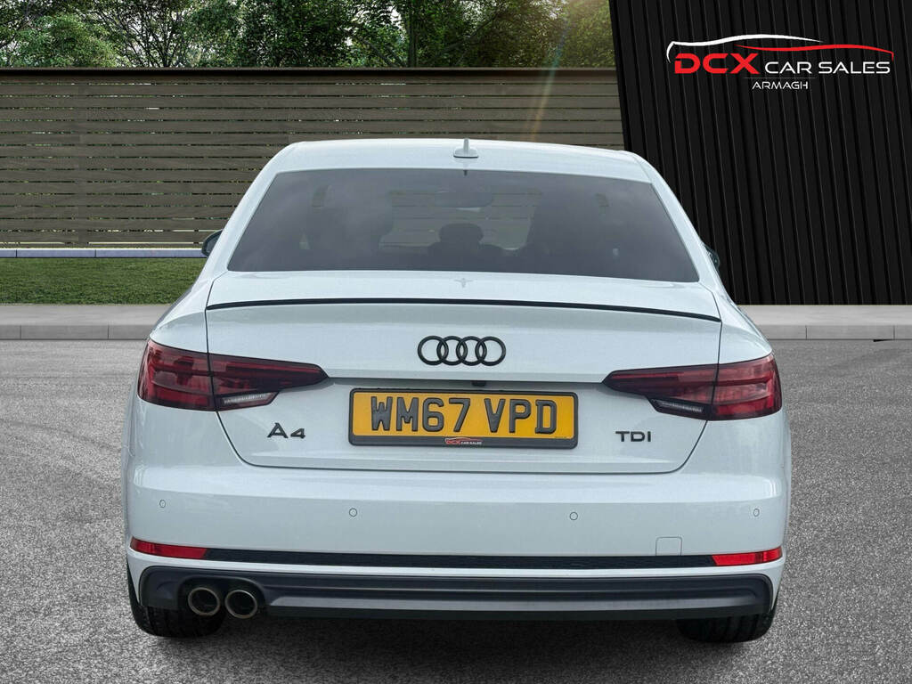 Audi A4 2.0 Tdi Ultra 190 S Line S Tronic WM67VPD White #3