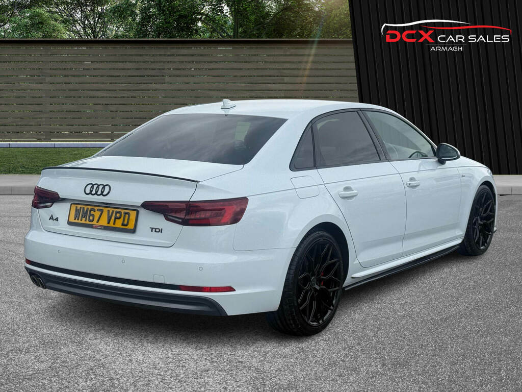 Audi A4 2.0 Tdi Ultra 190 S Line S Tronic WM67VPD White #2