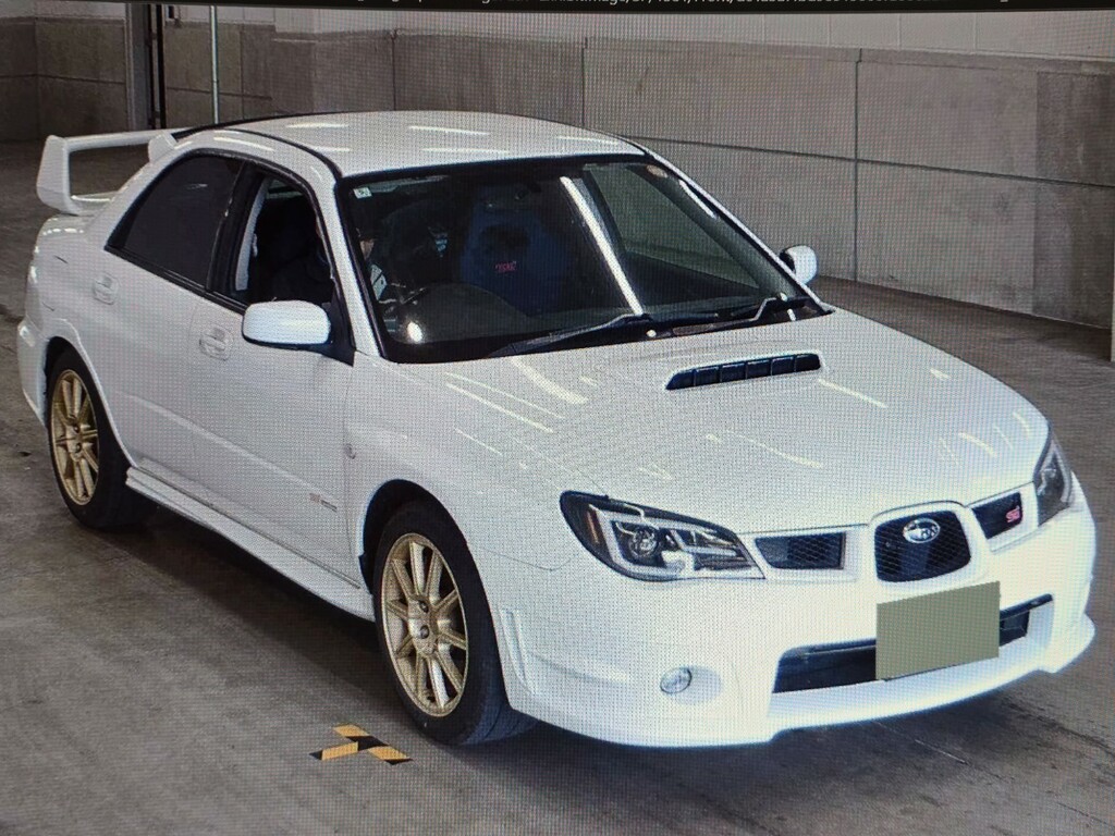 Subaru Impreza Saloon Jdm 2.0L Sti Hawk Eye Gdb Japanese Import White