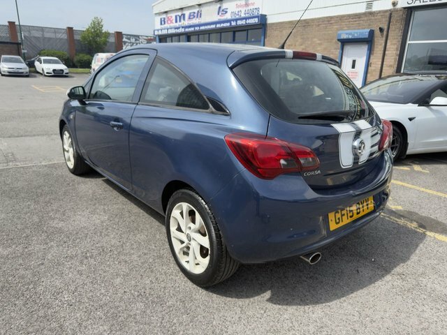 Vauxhall Corsa 2015 1.2I Sting Hatchback Euro 6 GF15BYV Blue #5
