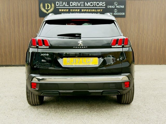 Peugeot 3008 2017 1.6 Bluehdi Allure Suv Eat Euro 6 RJ17LGF Black #6
