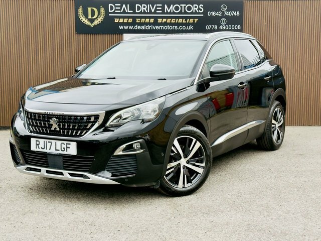 Peugeot 3008 2017 1.6 Bluehdi Allure Suv Eat Euro 6 RJ17LGF Black #3