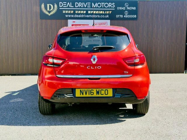 Renault Clio 2016 0.9 Tce Dynamique S Nav Hatchback NV16WCO Red #6