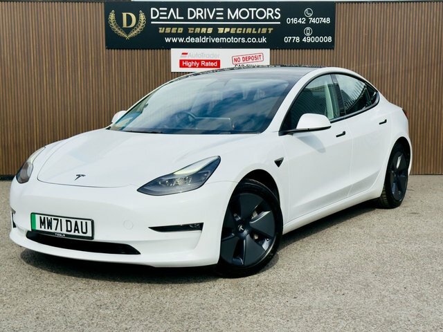 Tesla Model 3 2021 Dual Motor Long Range Saloon A MW71DAU White #3