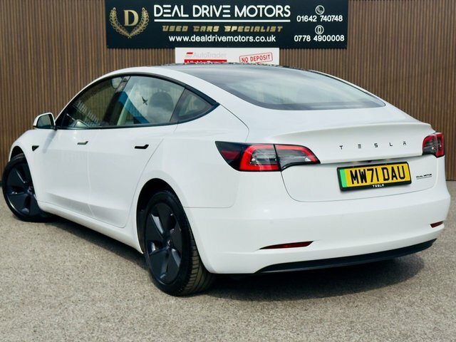 Tesla Model 3 2021 Dual Motor Long Range Saloon A MW71DAU White #5