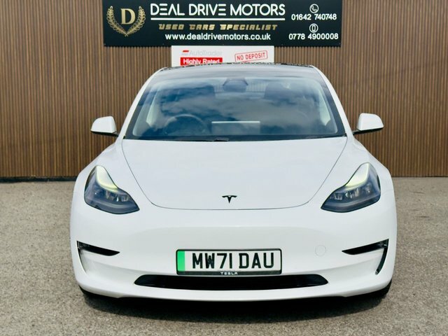 Tesla Model 3 2021 Dual Motor Long Range Saloon A MW71DAU White #2